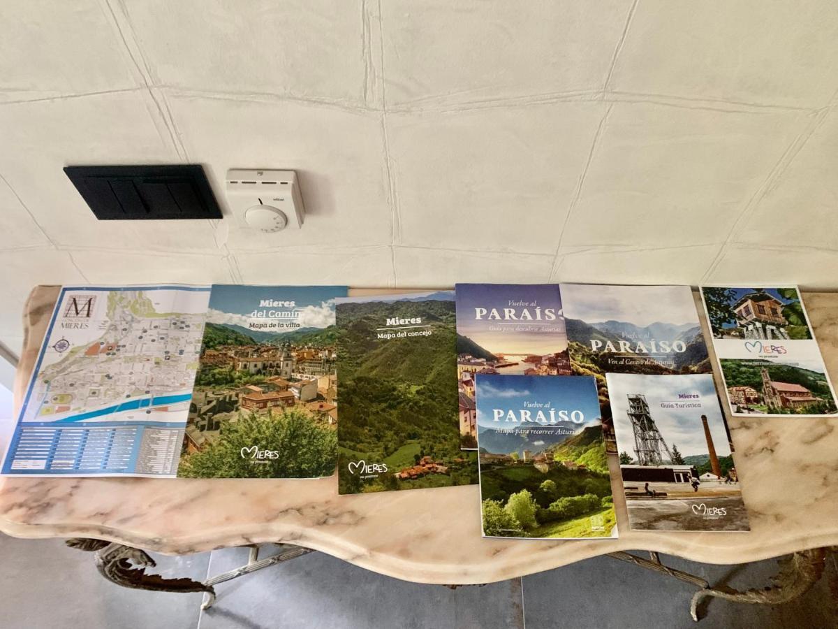 Bustiello  Casa Rural En Santa Cruz-Mieres מראה חיצוני תמונה